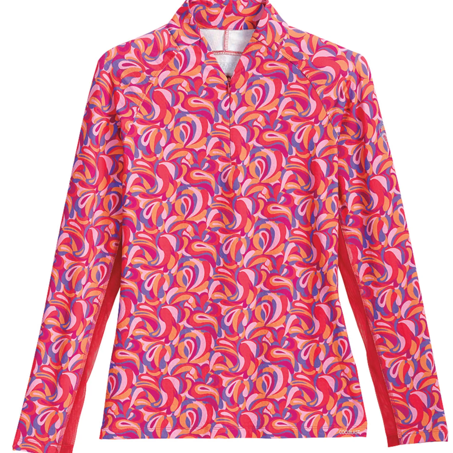 KIRSCH CoolBlast® 100 Ladies’ Asti Long Sleeve Print Shirt Vivid Print Clearance