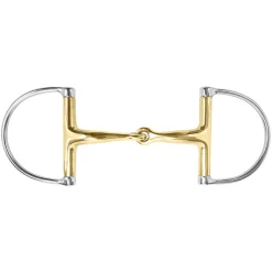 INT RIDING HELMET Curved Mouth Hunter D-Ring Bit German Silver Best