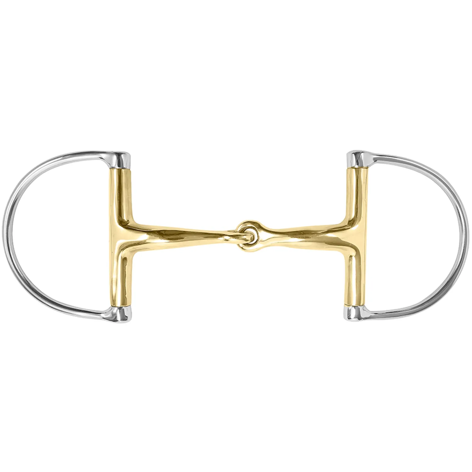 INT RIDING HELMET Curved Mouth Hunter D-Ring Bit German Silver Best