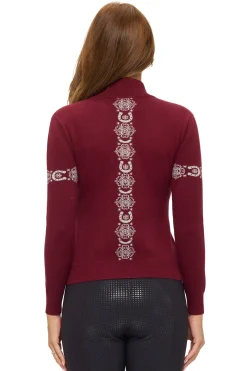 DANCING EQUESTRIAN Ladies’ "Snowflake" Sweater Sale