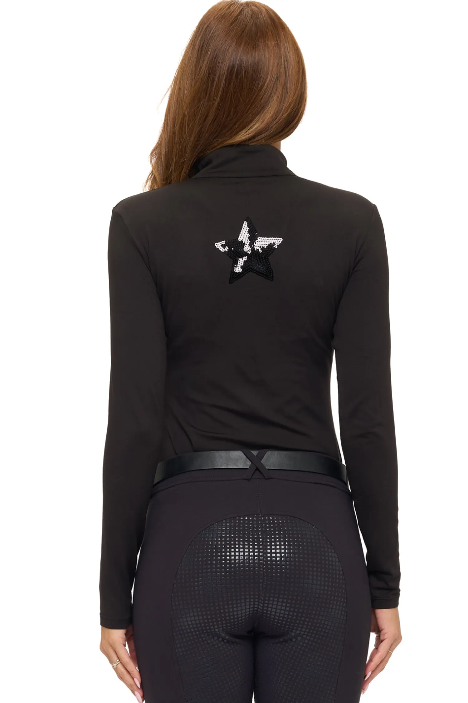 DANCING EQUESTRIAN Ladies’ "Ride" Long-Sleeve Base Layer Shirt New