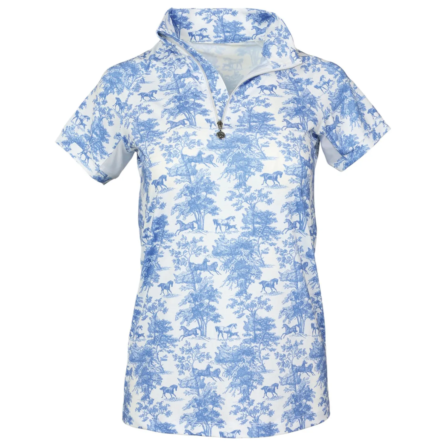 JPC EQUESTRIAN Dapplebay Equestrian Toile Short-Sleeve Sun Shirt Hot