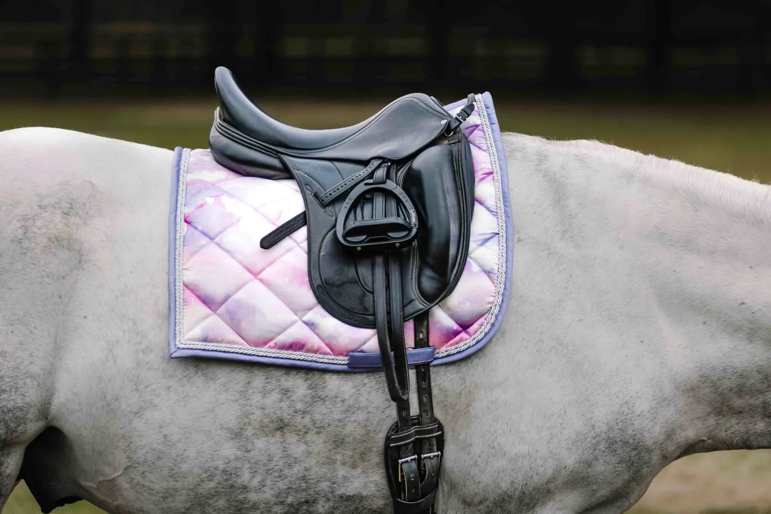 JPC EQUESTRIAN Dapplebay Haze Dressage Saddle Pad Lavender Clearance