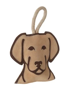 SHIRE HORSE Dover Dog Tug ‘N Squeak Toy Beige