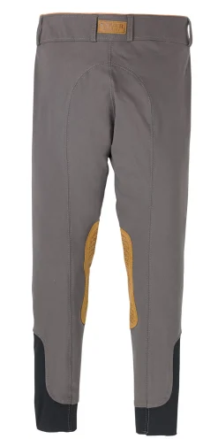 KARAN LETEX DS Girls' Beverly Double-Grip Knee-Patch Breech Grey Online