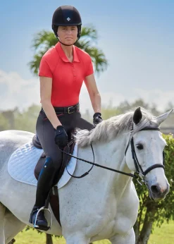 KIRSCH DS Ladies’ Iva Short Sleeve Polo Shirt New