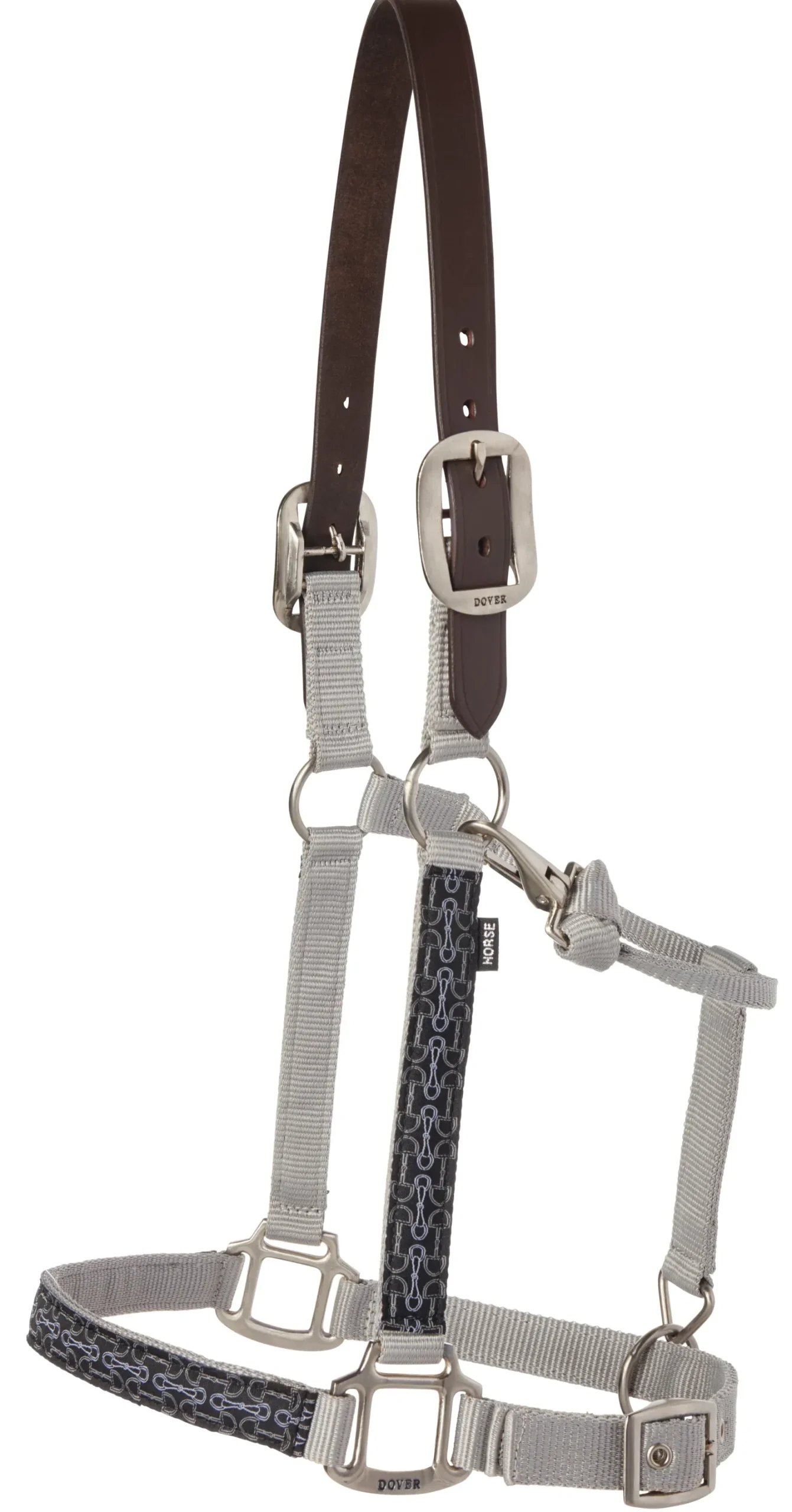 TEXT HORSE DS Ribbon Trim Breakaway Halter New