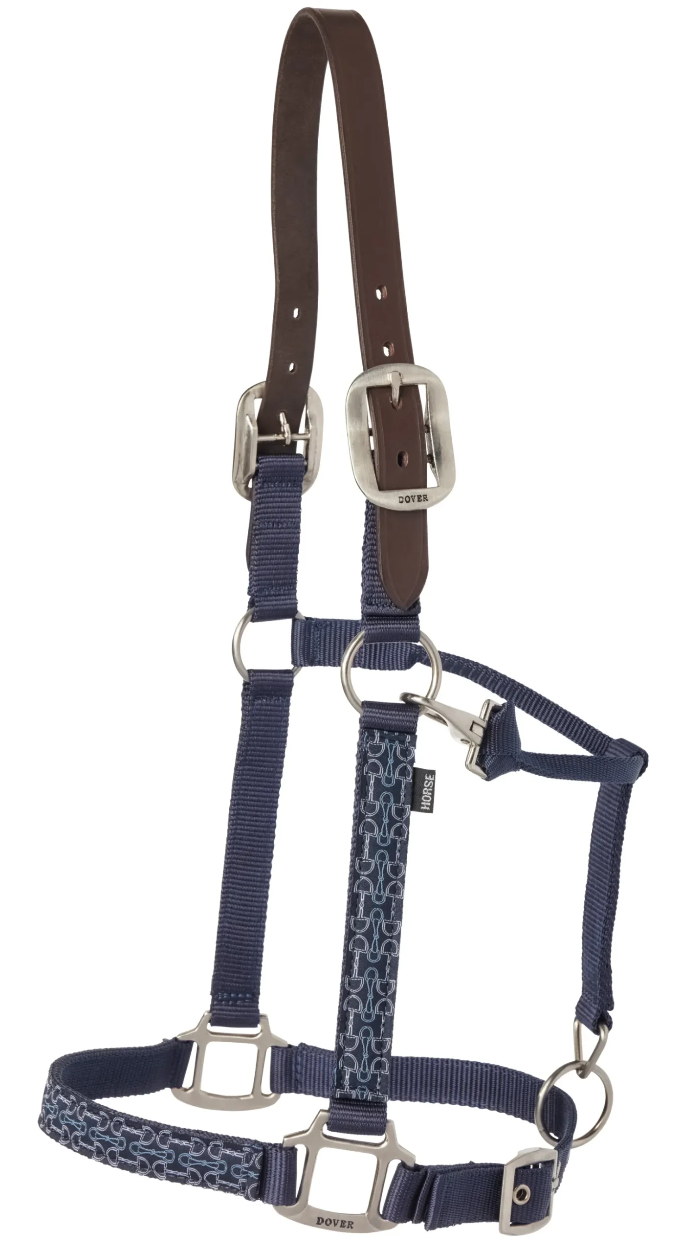 TEXT HORSE DS Ribbon Trim Breakaway Halter New