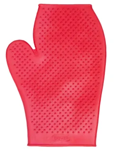 SHIVAM DS Rubber Grooming Glove Red Best