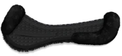 WORLD EQUSTRN BRNDS E.A. Mattes Platinum EWWA Sheepskin All-Purpose Correction Half Pad with Rear Trim Best