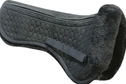 WORLD EQUSTRN BRNDS E.A. Mattes Sheepskin Correction Dressage Half Pad Discount