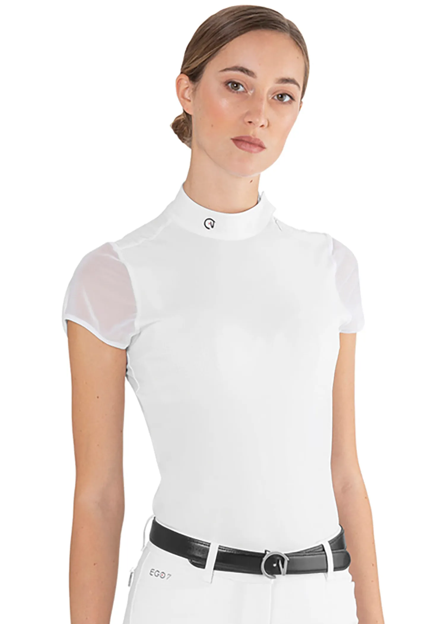 FRANCO TUCCI SRL EGO7 Ladies’ Rita Short Sleeve Show Shirt White Best