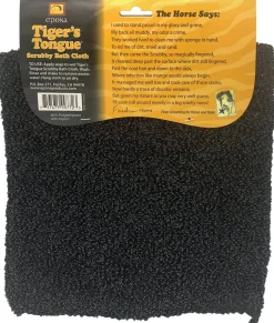 EPONA LTD Epona Tiger’s Tongue® Scrubby Bath Cloth Black Discount