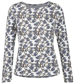 KERRITS EQL by ® Ladies’ Organic Cotton Long Sleeve Print Top Clearance