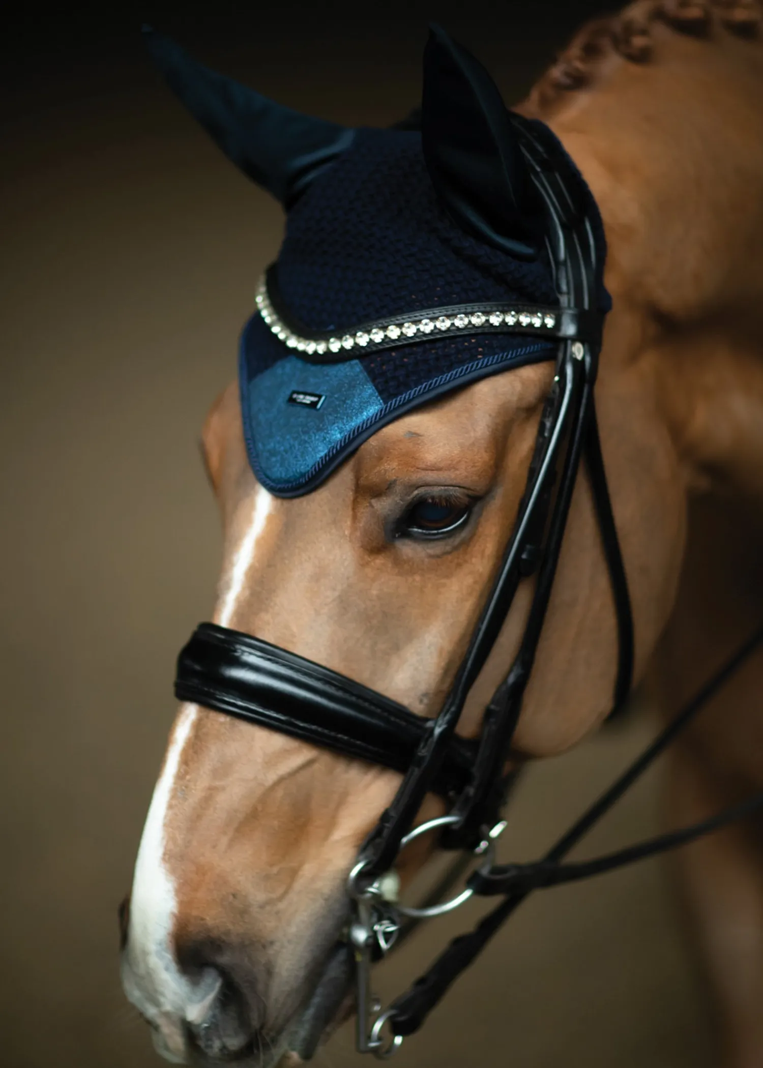 EQUESTRIAN STOCKHOLM Glimmer Ear Bonnet Hot