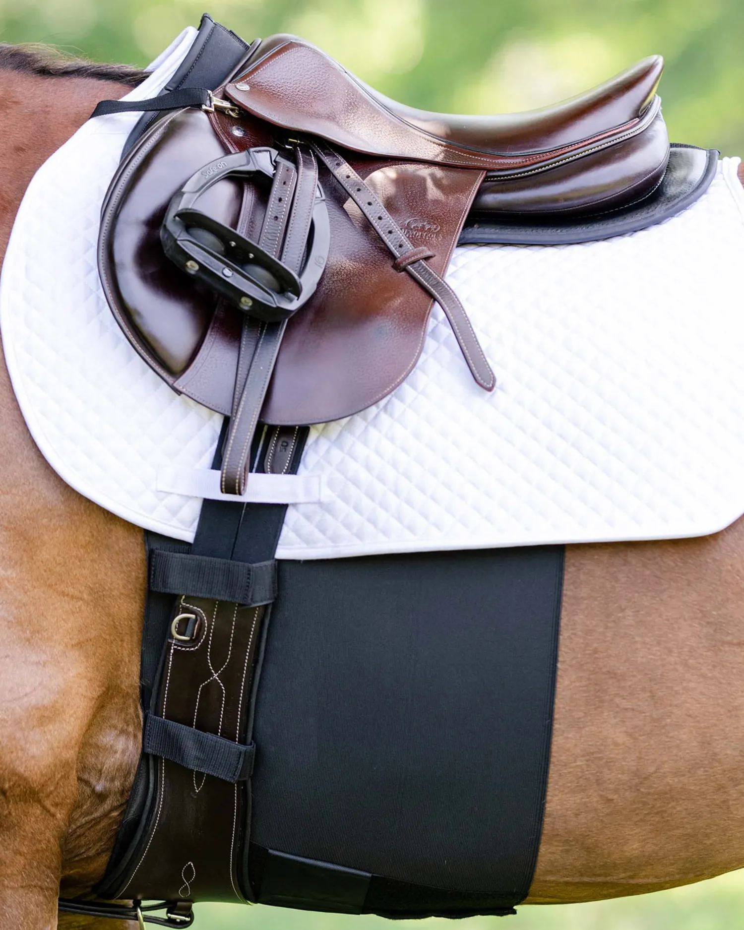 EQUIFIT ® BellyBand+™ with Fleece Black Discount
