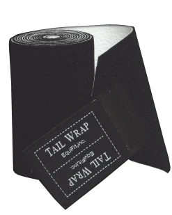 EQUIFIT ® No-Hassle Tail Wrap Black Best