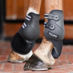 EQUIFIT ® Prolete™ Hind Boots with Elastic Straps & Extended Liners Black Outlet