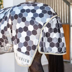 WORLD EQUSTRN BRNDS Equilibrium Field Relief Fly Sheet White/Black/Grey