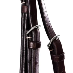 EQUINAVIA Valkyrie Fancy-Stitched Hunter Bridle & Reins Chocolate Brown Sale