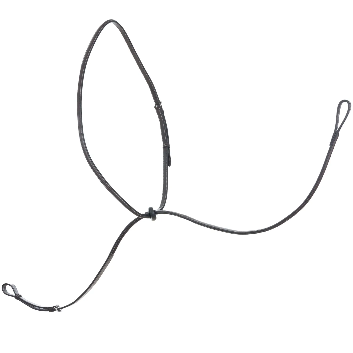 EQUINAVIA Valkyrie Fancy-Stitched Standing Martingale Chocolate Brown Clearance