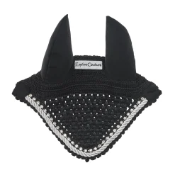 JPC EQUESTRIAN Equine Couture™ Fly Bonnet with Piping and Crystals Sale