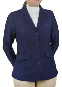 JPC EQUESTRIAN Equine Couture™ Ladies’ EquiVent Lite Show Coat Ec Navy Sale