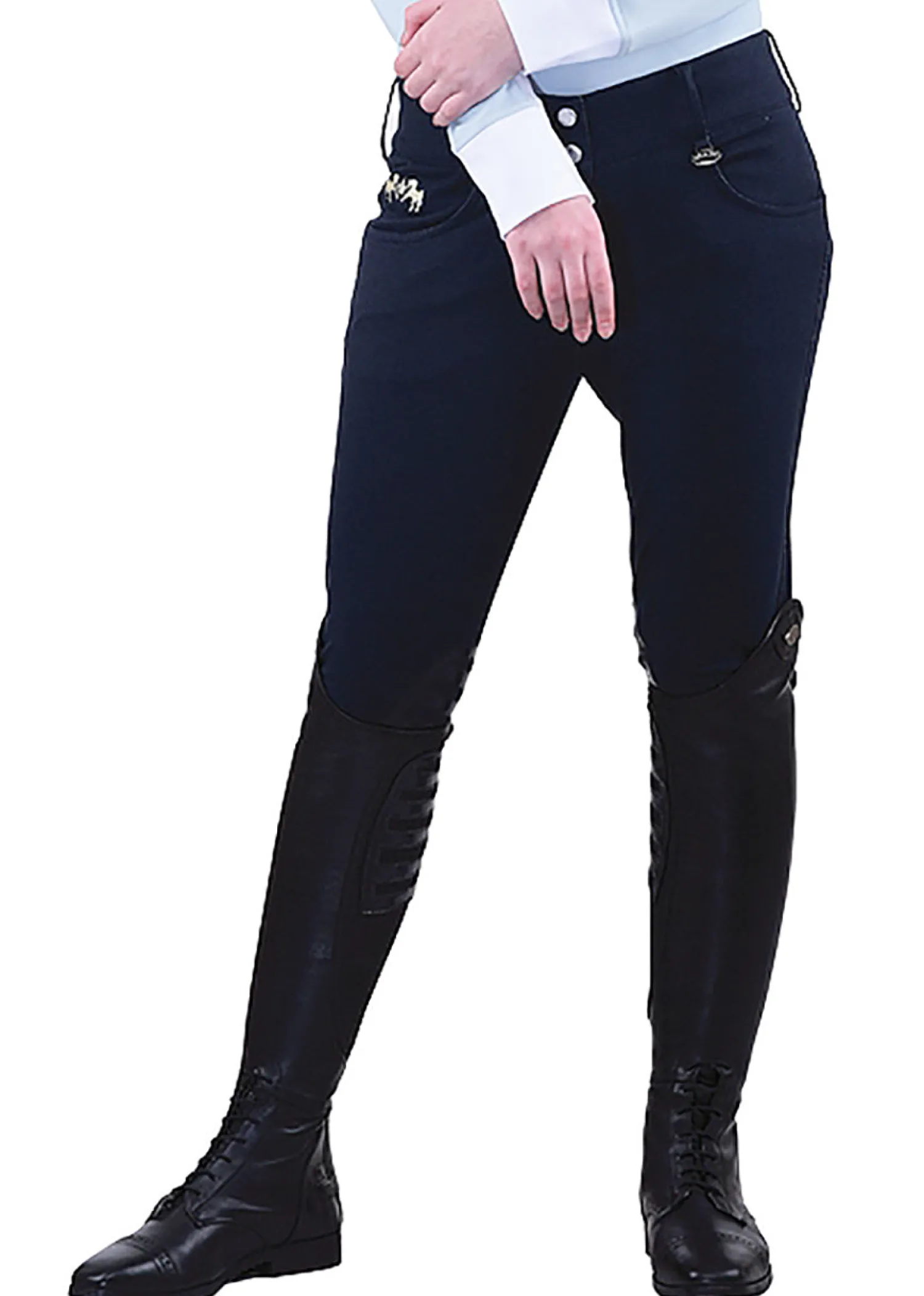 JPC EQUESTRIAN Equine Couture™ Ladies' Sophie Silicone Knee-Patch Breech Best