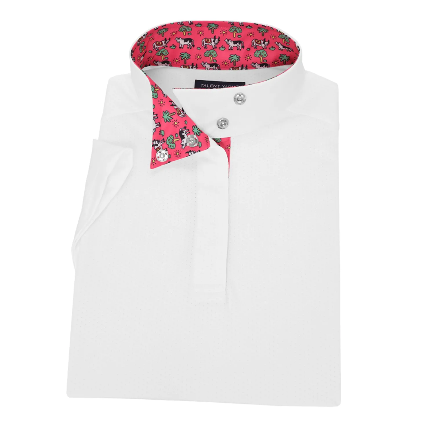 ESSEX CLASSICS Girls’ Talent Yarn Short Sleeve Show Shirt Clearance