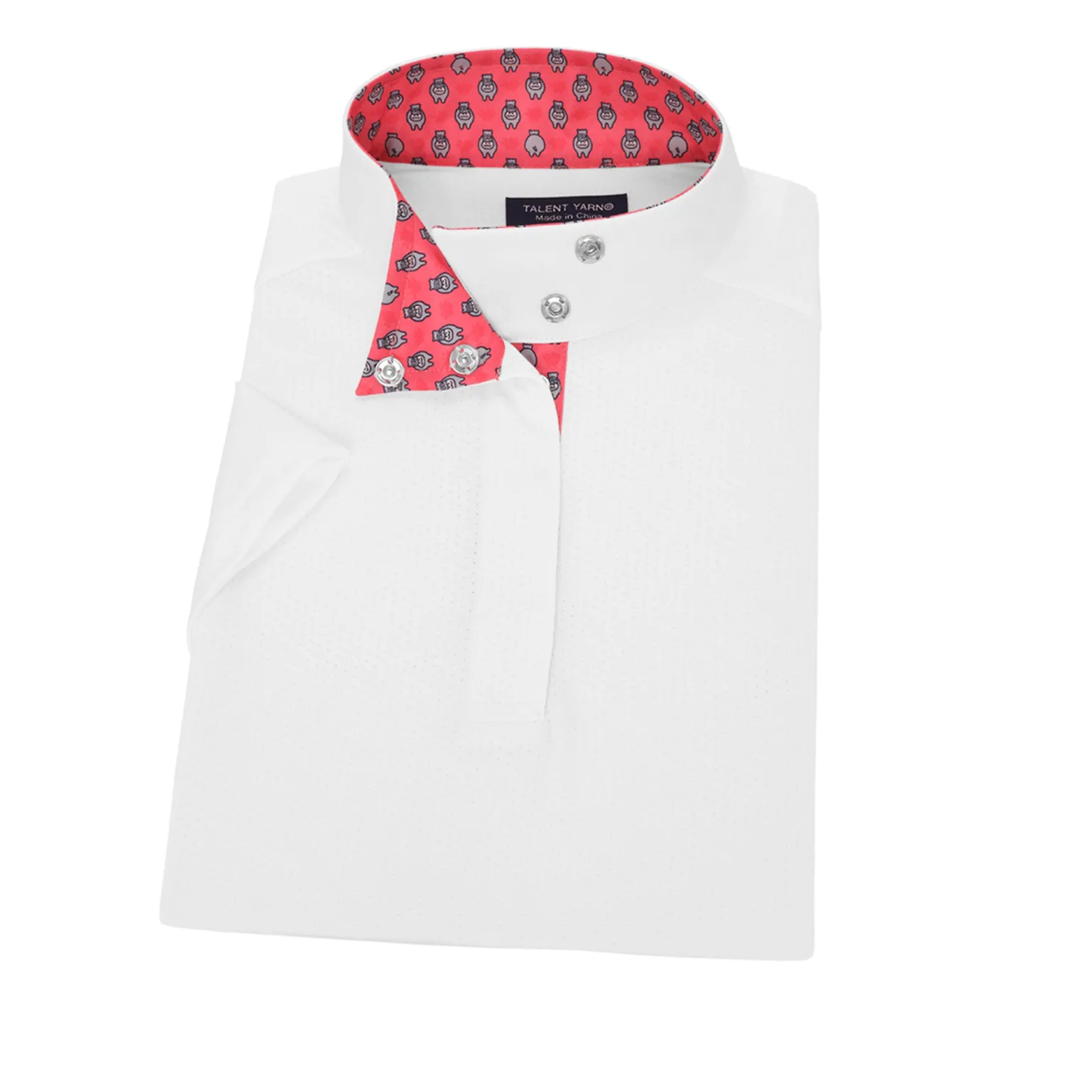 ESSEX CLASSICS Girls’ Talent Yarn Short Sleeve Show Shirt Clearance