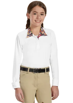 ESSEX CLASSICS Girls’ Talent Yarn® Long Sleeve Show Shirt Best