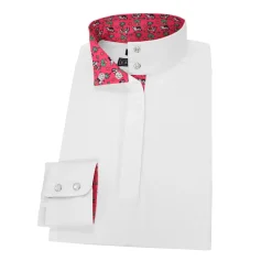 ESSEX CLASSICS Ladies’ Talent Yarn® Straight Collar Long Sleeve Show Shirt Discount