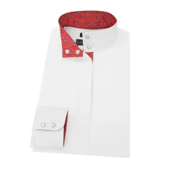 ESSEX CLASSICS Ladies’ Talent Yarn® Straight Collar Long Sleeve Show Shirt Discount