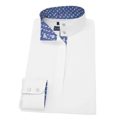 ESSEX CLASSICS Ladies’ Talent Yarn® Straight Collar Long Sleeve Show Shirt Discount