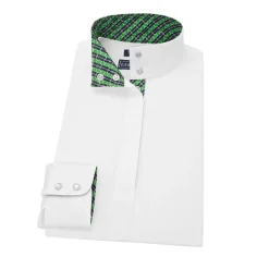 ESSEX CLASSICS Ladies’ Talent Yarn® Straight Collar Long Sleeve Show Shirt Discount