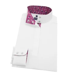 ESSEX CLASSICS Ladies’ Talent Yarn® Straight Collar Long Sleeve Show Shirt Discount