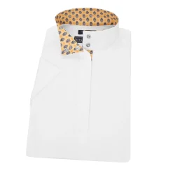 ESSEX CLASSICS Ladies’ Talent Yarn® Straight Collar Short Sleeve Show Shirt New