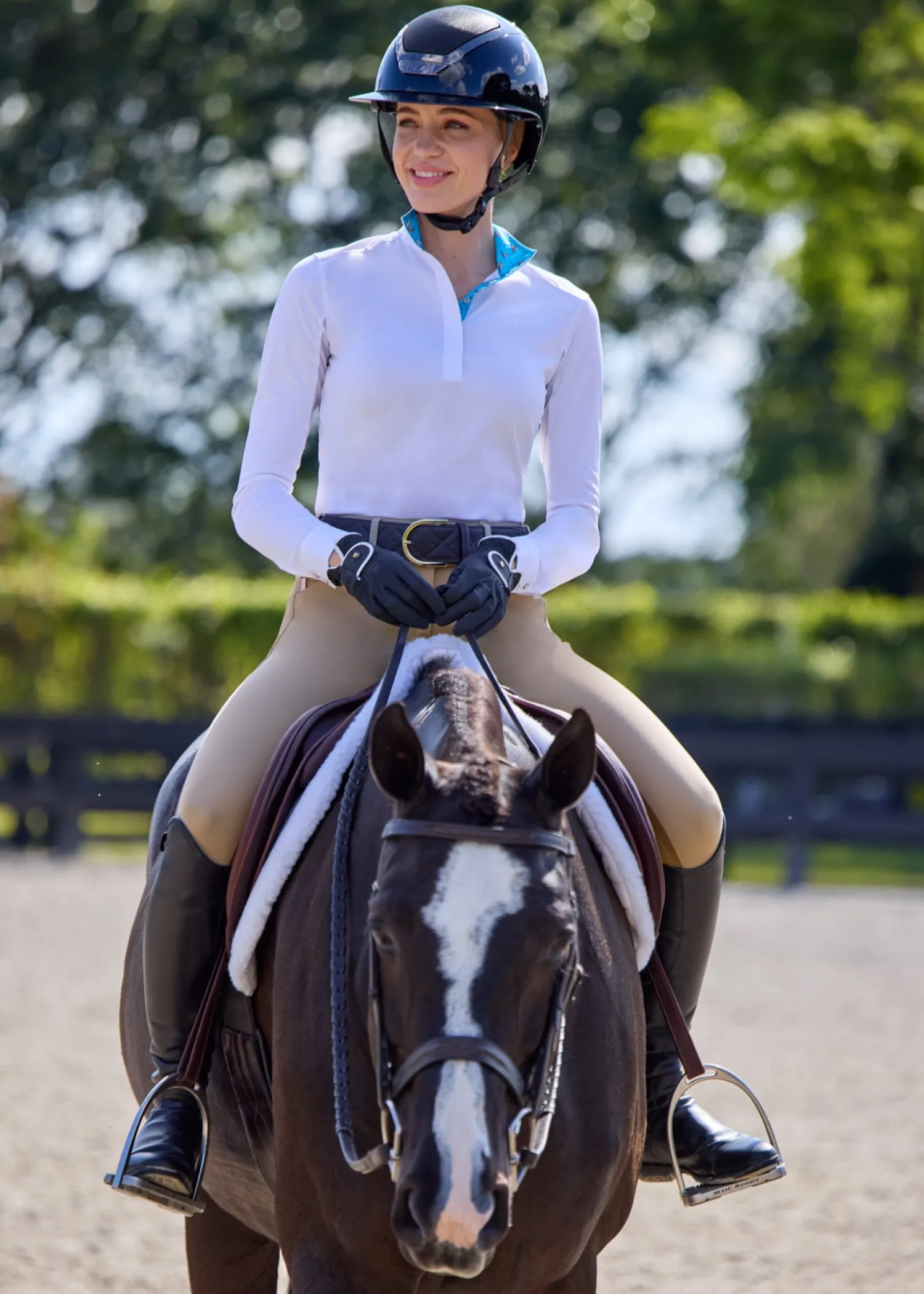 ESSEX CLASSICS Ladies’ Talent Yarn® Long Sleeve Show Shirt