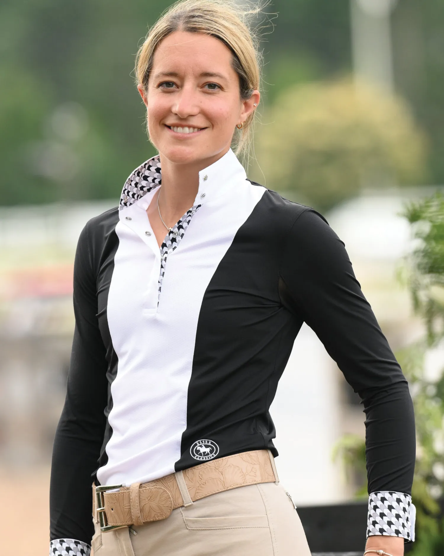 ESSEX CLASSICS Luna Long-Sleeve Show Shirt New