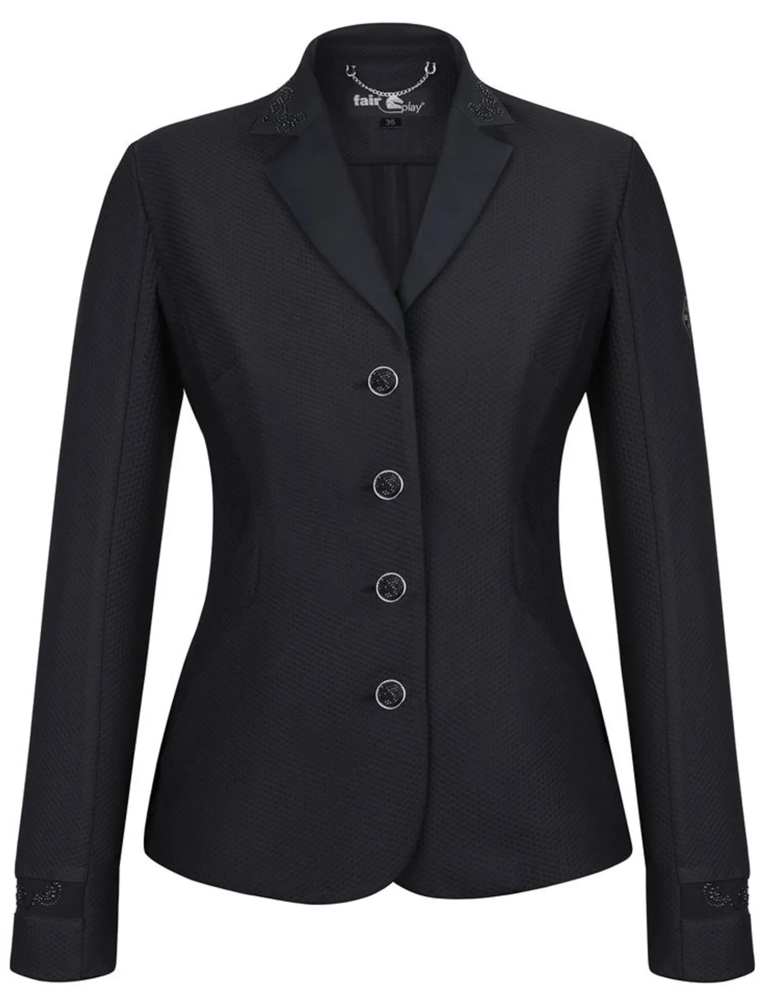 INTER API LTD Fair Play® Ladies’ Taylor Comfimesh™ Chic Show Coat New