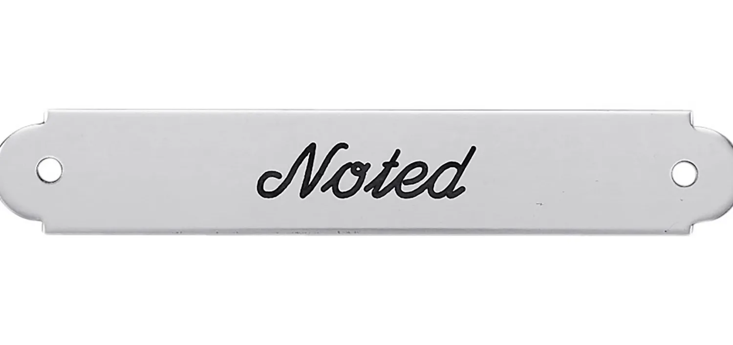 DOVER DROPSHIP Fancy Halter Nameplate - 1 or 2 lines Outlet