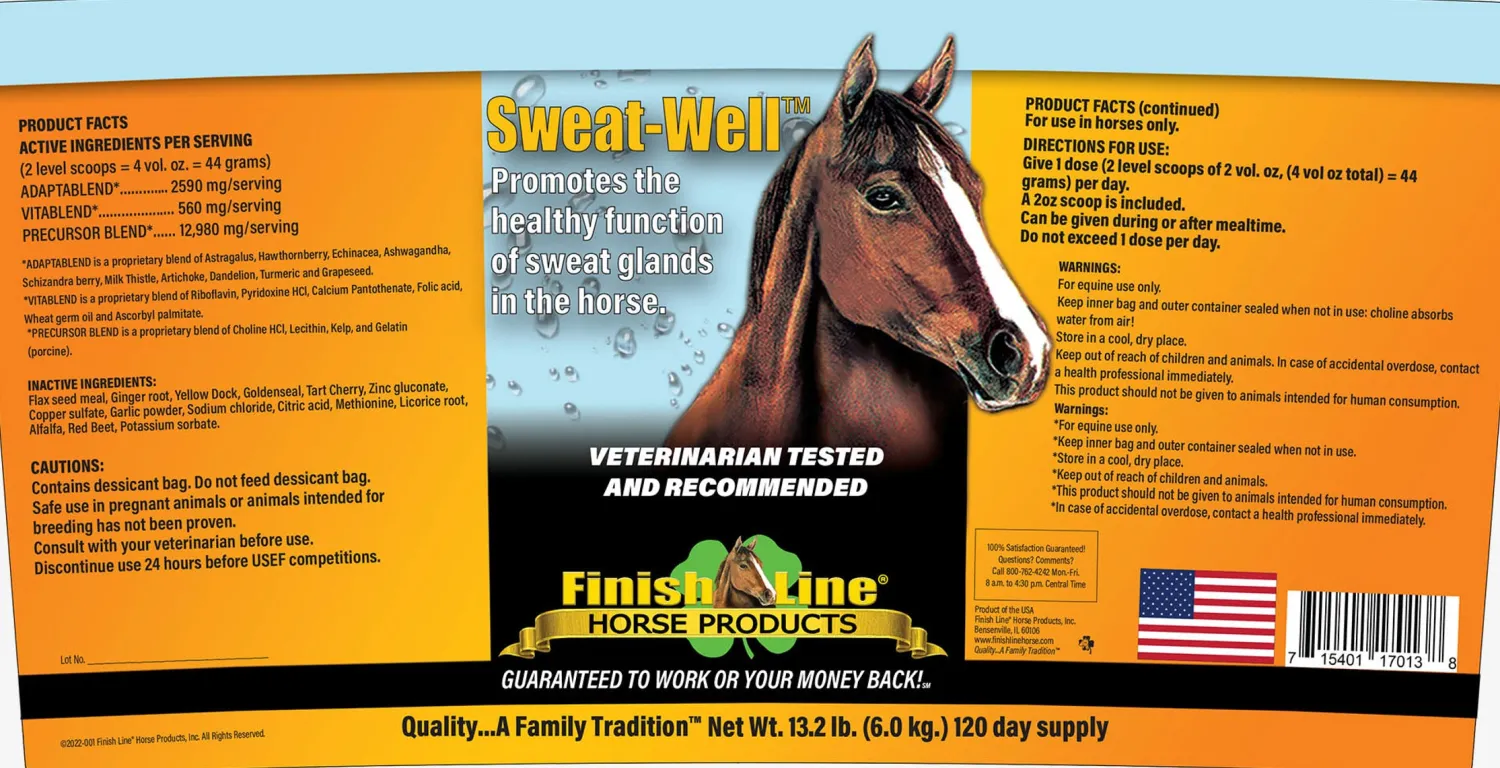 ANIMAL HEALTH INT Finish Line® Sweat-Well™ Best