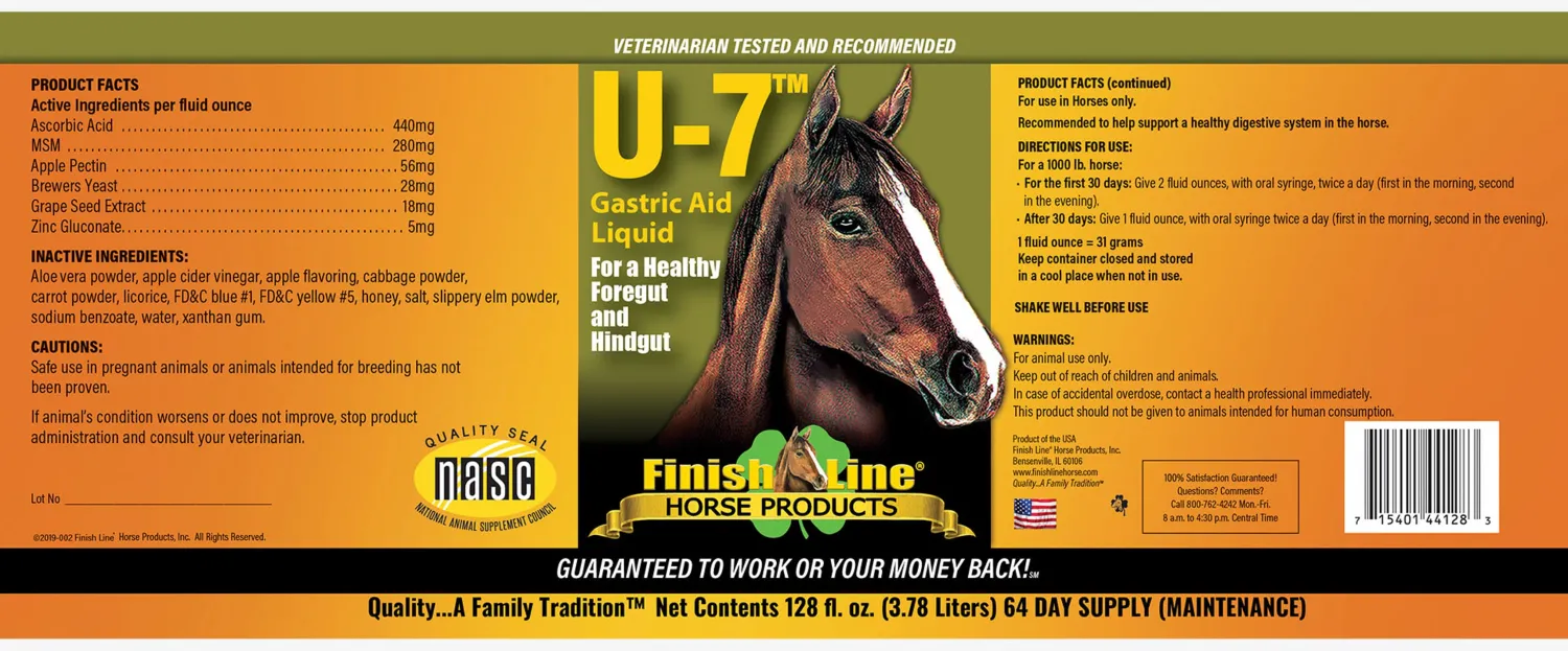 ANIMAL HEALTH INT Finish Line® U-7 Gastric Aid™ Liquid Outlet