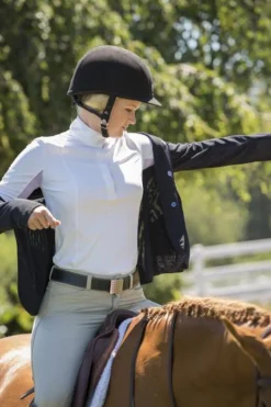 FITS RIDING FITS® Ladies’ Zephyr II Mesh Hunt Coat Black Discount