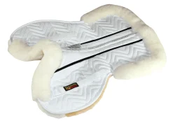FLEECEWORKS ™ FXK Technology Classic Sheepskin Half Pad with Rolled Edges Clearance