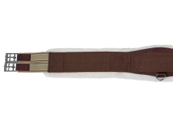 INT RIDING HELMET Flex Rider® Comfort Flo™ All-Purpose Nonslip Neoprene Girth with White Fleece Edge Chocolate Sale