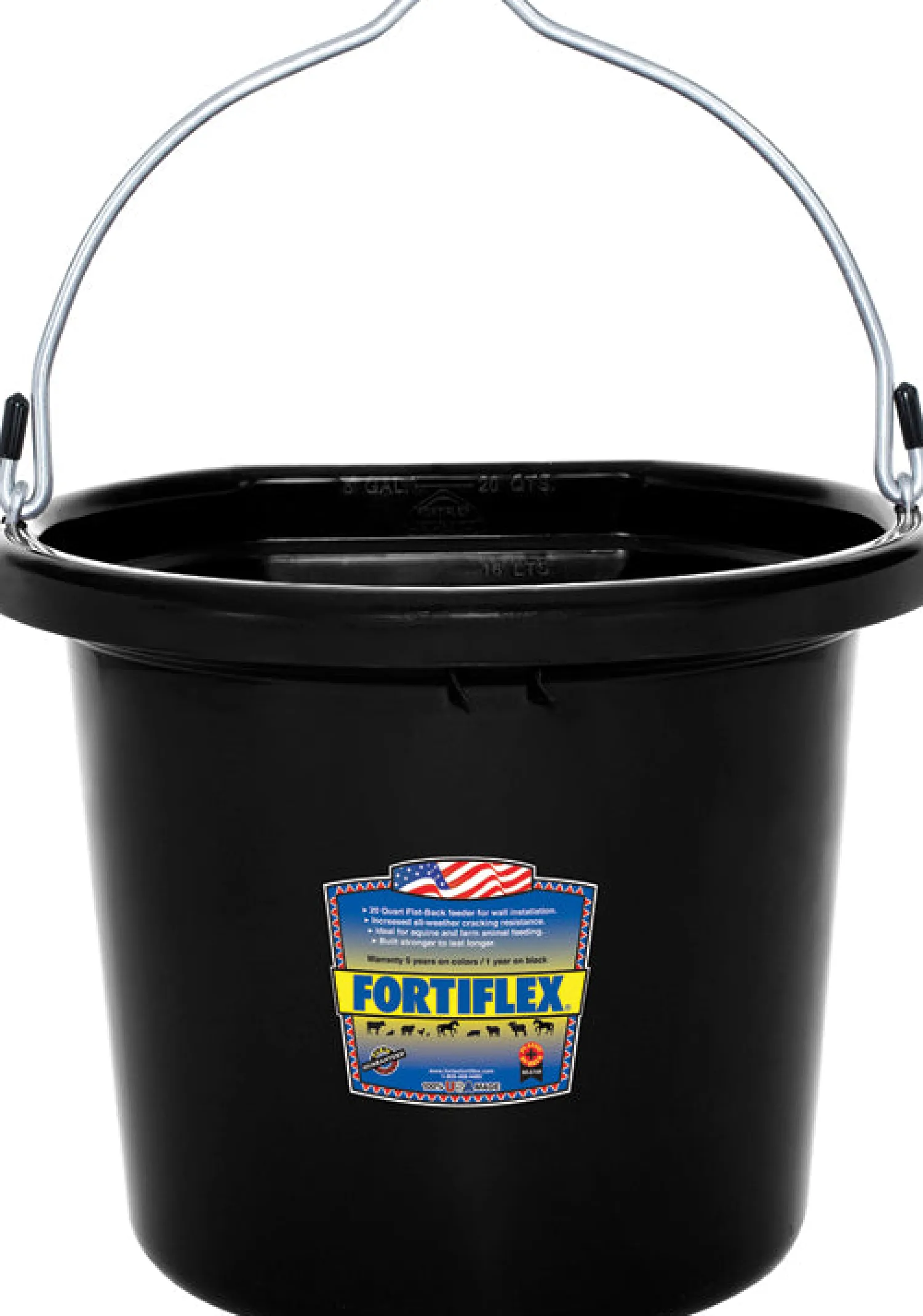 BRADLEY CALDWELL Fortiflex® 20-Quart FlatBack Bucket - Colors