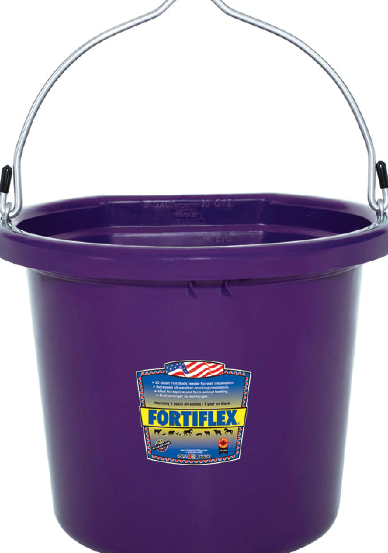 BRADLEY CALDWELL Fortiflex® 20-Quart FlatBack Bucket - Colors