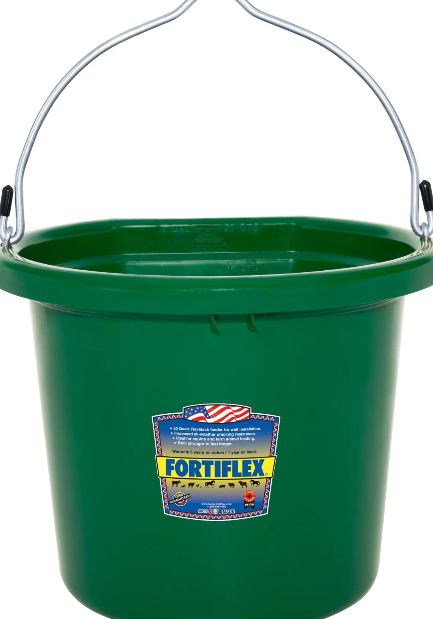 BRADLEY CALDWELL Fortiflex® 20-Quart FlatBack Bucket - Colors
