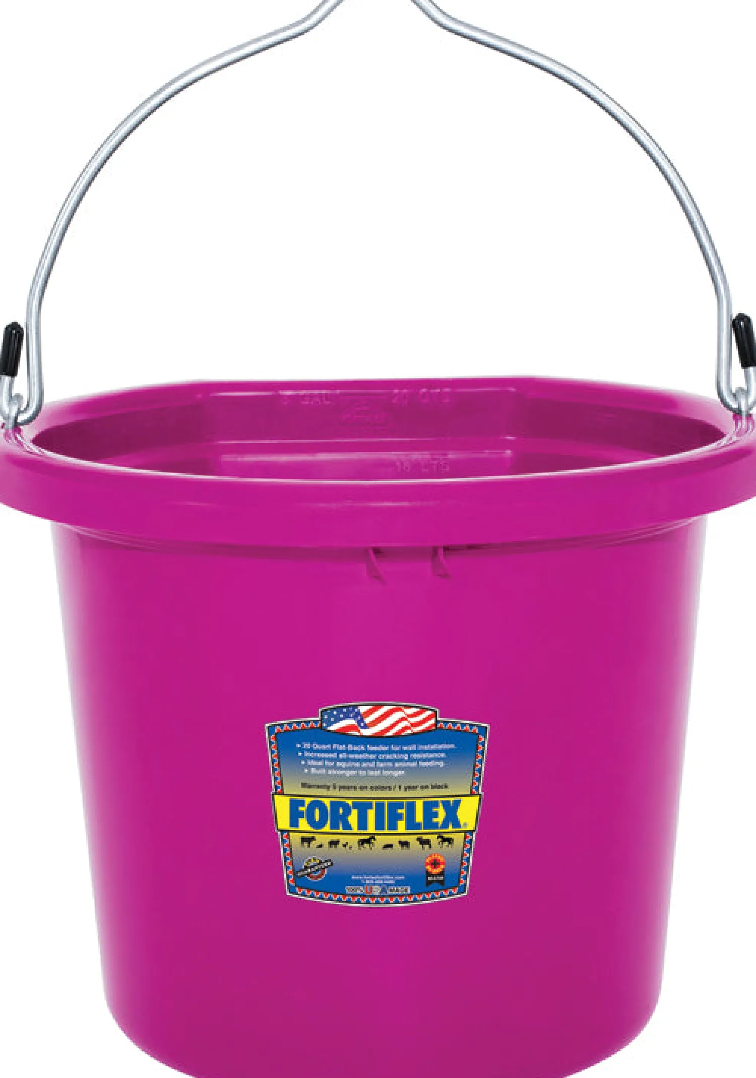 BRADLEY CALDWELL Fortiflex® 20-Quart FlatBack Bucket - Colors
